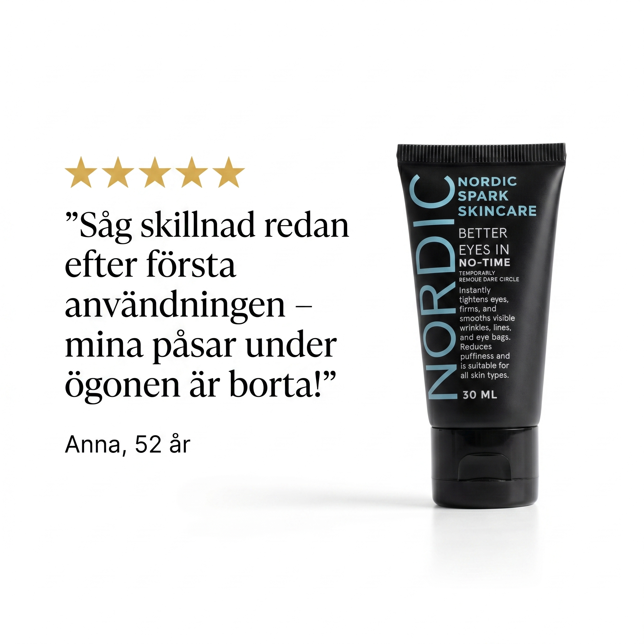 NordicSpark - Bli Av Med Rynkor & Påsar Under Ögonen